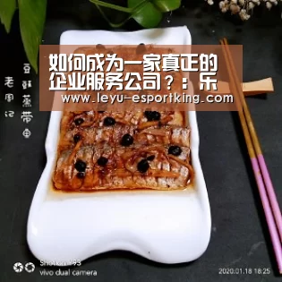 如何成为一家真正的企业服务公司?:乐鱼体育(图1) 乐鱼电竞APP